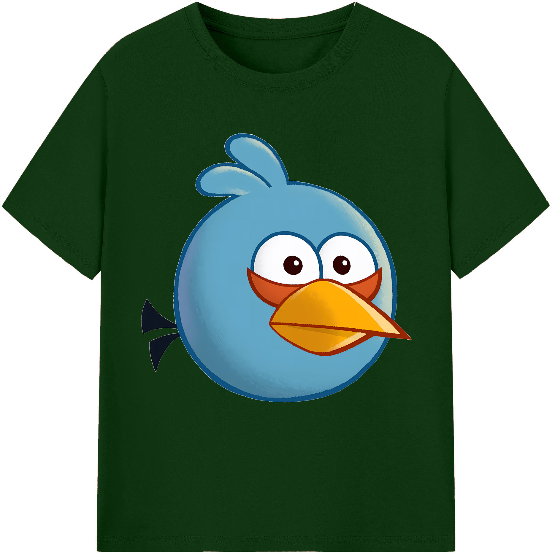 （画像用） Angry Birds アングリーバード 綿100％半袖Tシャツ（フロントプリント）